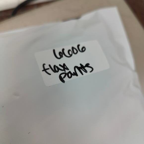 Flax Linen Pants Womens Small Teal Blue Relaxed Leg Pull On Beachy‎ Breathable - Picture 6 of 6